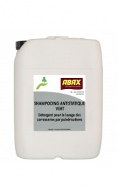 Shampoing antistatique vert 25L