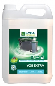 V08 Extra Nettoyant désinfectant et odorant locaux ordures